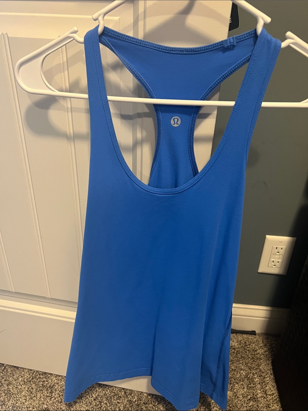lululemon athletica Bright Blue Racerback Workout Tank